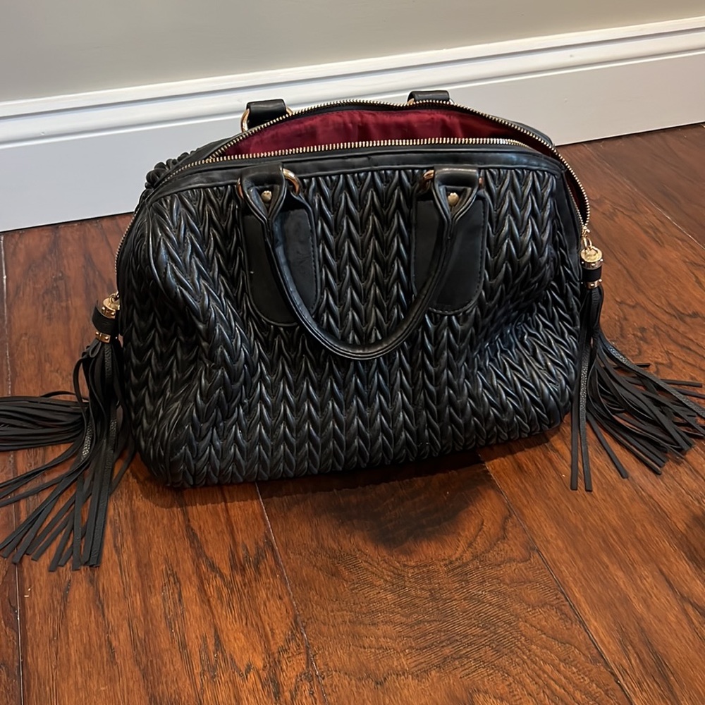 Black handbag